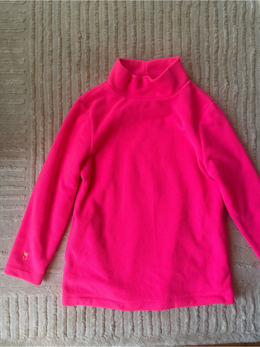 Girls' Hot Pink Fleece Pullover - Dudley Stephens